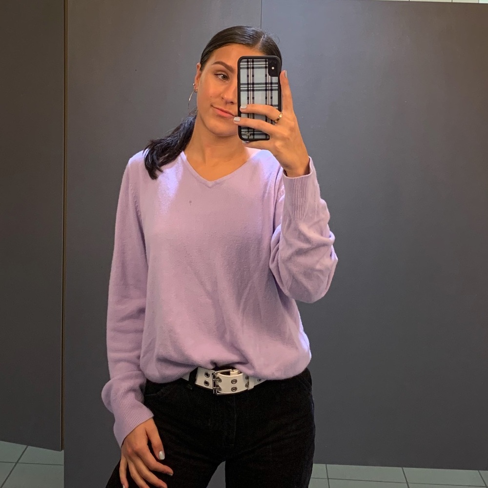 Purple sweater